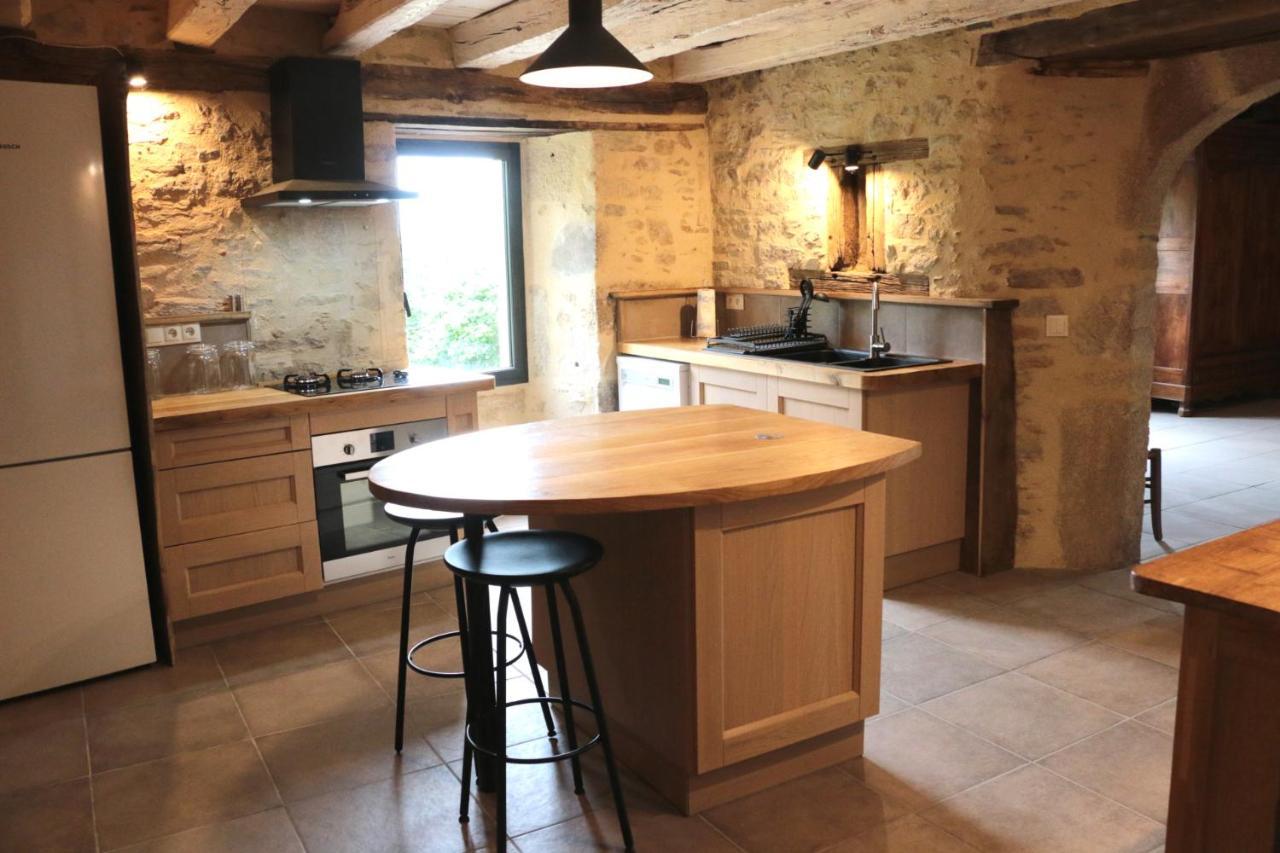 Grande Maison De Caractere En Pierres -Superbe Vue Saint-Cirgues  Eksteriør billede